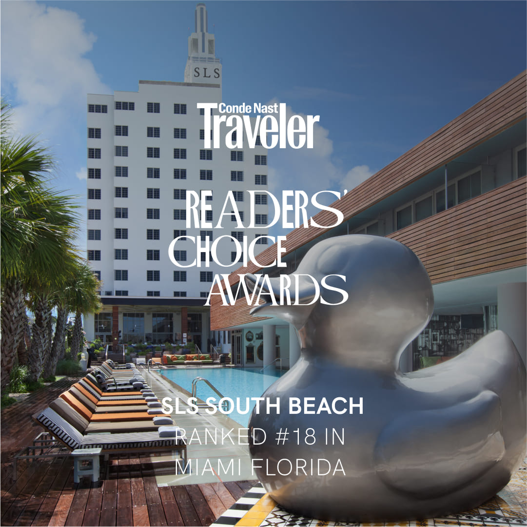 Top 20 Hotels in Miami: Condé Nast Traveler | Readers’ Choice Awards, SLS South Beach